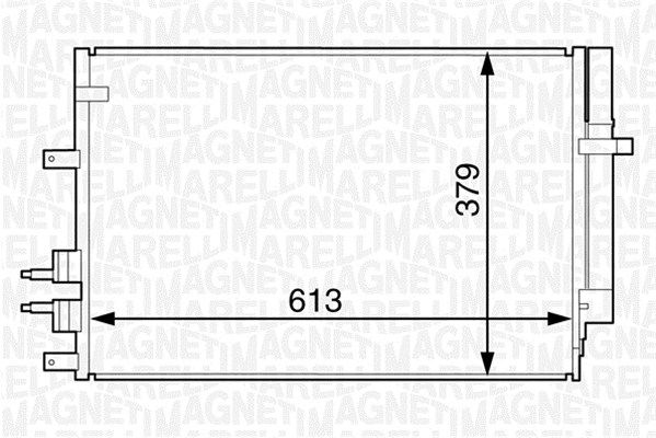 MAGNETI MARELLI Kondensaator,kliimaseade 350203615000